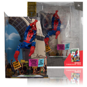 Spider-man Mcfarlane Escala 1/10 Gold Label